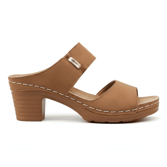 Sandalias Mujer Elegantes Tacón Medio para Fiesta